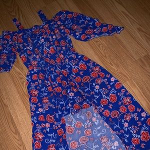 Girls shorts maxi dress size 7